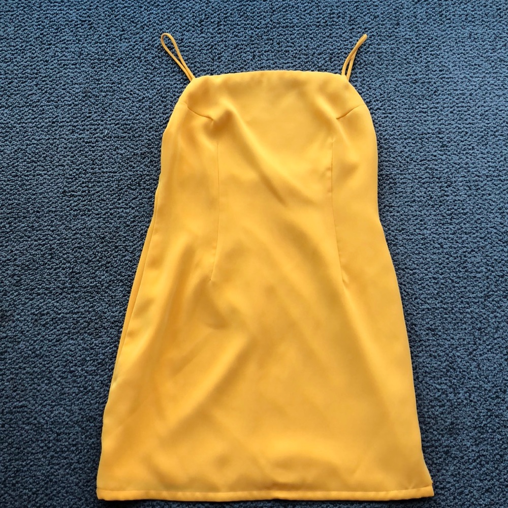 Yellow Mini Dress